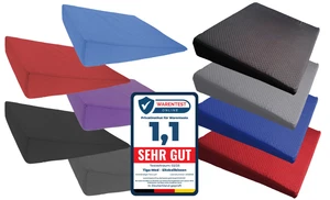 Sitzkissen Keilkissen orthopädisches Auto Sitz Kissen keilform 5 Farben n.Wahl - Bild 1 von 6