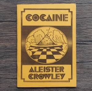 Cocaine by Aleister Crowley 1973 LEVEL PRESS stapled softcover - Picture 1 of 7