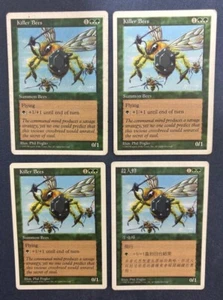 MTG 4X 5TH EDITION KILLER BEES CHINESE + ENGLISH MAGIC THE GATHERING CREATURE - Picture 1 of 6