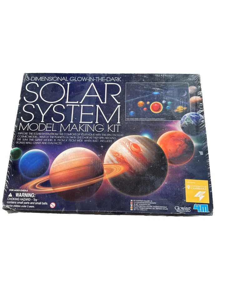 Solar System Model Making Kit 3-Dimensional Glow-In_The-Dark - Image 1 of 1