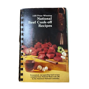 Vintage 1980 168 Prize Winning Beef Cook-Off Recipes American National - Picture 1 of 9