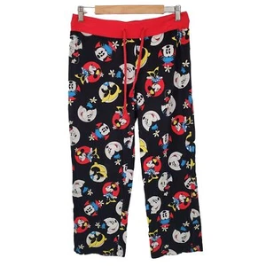 Disney Girls Mickey Mouse Pajama Pants Size M Elastic Waist Sleep Stretch Soft - Picture 1 of 7