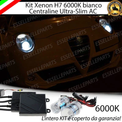 KIT XENON H7 6000 K 35W ALFA ROMEO MITO + COPPIA H7 + COPPIA H1 EFFETTO XENON - Immagine 1 di 4