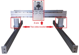 CNC Mechanical any Size KIT Plasma Router Laser Gantry Z axis 2 Brackets - Picture 1 of 3