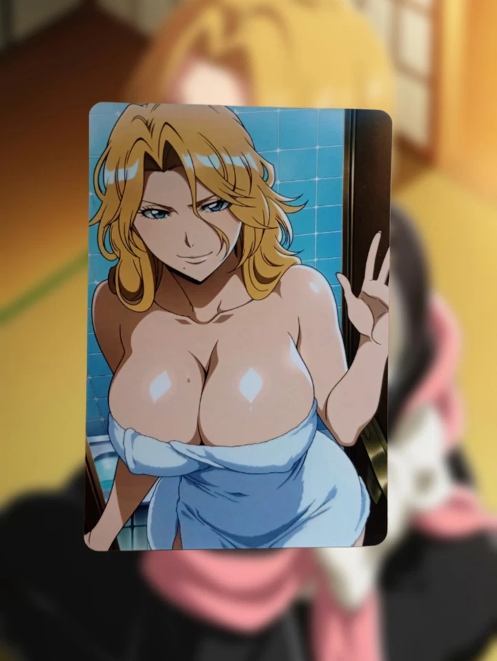 Rangiku Matsumoto Bleach Anime Waifu Sexy Goddess Doujin Hentai Lewd Card - Image 1 of 1