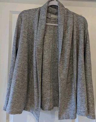 Cárdigan suéter Van Heusen para mujer mediano negro/blanco frente abierto ligero  Foto 1 de 4