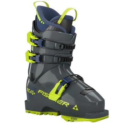 FISCHER Junior RC4 50 JR Rhino Gray Alpine Ski Boots (U19023)