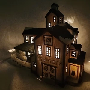 House Lemax Hereford’s Barn Harvest Crossing Village Collection 65228 1996 - Bild 1 von 10