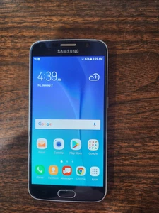 Samsung Galaxy S6 SM-G920T Android Smartphone (Black 32GB/3GB) Verizon - Picture 1 of 2