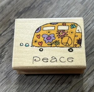 Estampillas de goma de David Walker Uptown D23020 Peace Van - Imagen 1 de 5