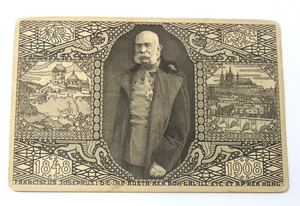 1908 Praga Jubileo Exposición Realeza Postal Francisco José I Austria Hungría - Imagen 1 de 2