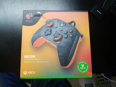 Neon Atomic Carbon Wired Controller for XBOX Series X-S ONE By PDP *Open Box* - Image 1 of 4