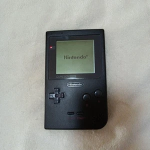 Nintendo Game Boy Pocket Black Handheld System Japan F/S - Picture 1 of 7
