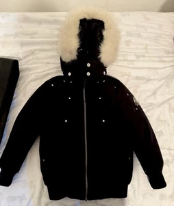 MOOSE KNUCKLES KIDS ORIGINAL UNISEX SHEARLING BOMBER JACKET - Picture 1 of 5