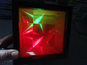 Vtg MCM Cube Lite 310 Disco Prismatic Psychedelic Light Data Display Systems USA - Picture 1 of 10