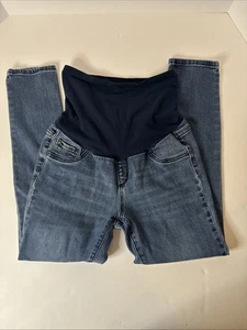 A Pea in the Pod Skinny Maternity Stretch Denim Jeans 30/10/32 with Belly Band - Picture 1 of 10