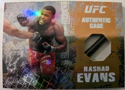 2010 Topps UFC Main Event Cage Relics RASHAD EVANS #CR-RE 39/88 - Image 1 of 4
