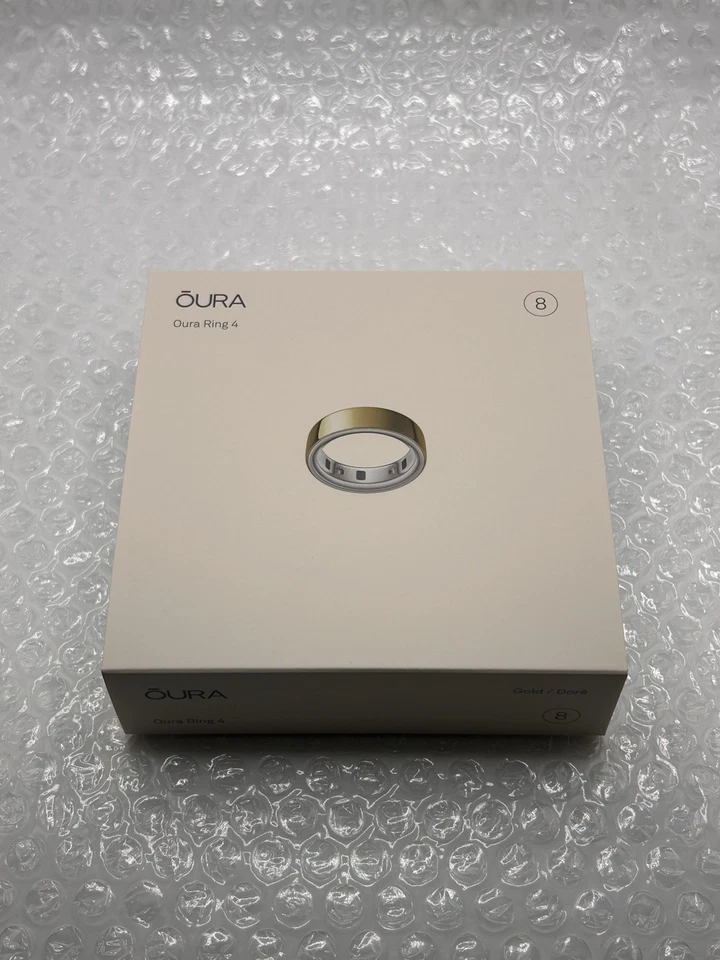 Oura Ring Gen 4 - Gold - Size 8  - BRAND NEW SEALED - Image 1 of 3