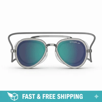 Sunny G Mariner Mirrored Unisex Swim Goggles for Adults Outdoor Training