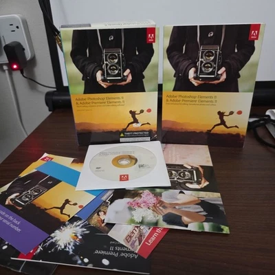 Windows Mac Photoshop Elements 11 y Premiere Elements 11 con código ¡usado! Foto 1 de 3