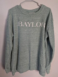 Baylor Shirt Damen XL grün gesprenkelt University Sweatshirt bequem Boxercraft  - Bild 1 von 8