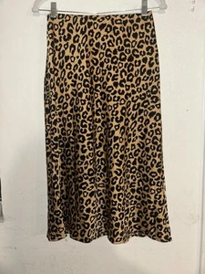 Women's mi ami Jasmine Leopard Print Skirt Francesca's Sz Small (627) - Picture 1 of 5