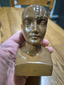 Paxipam Vintage Phrenology Bust, Medical Advertising Paperweight 4.5" x 2.25"  - Picture 1 of 14