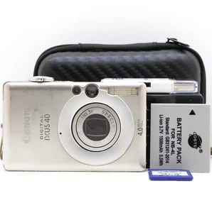 Canon Digital IXUS 40 4.0MP Compact Digital Camera Silver Tested Complete Kit - Picture 1 of 16