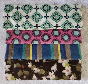 Lot of 4 Slim Soft padded Reader Eyeglass case 6 1/2" X 2 1/4" - New - Picture 1 of 1