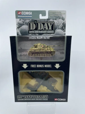 Corgi Omaha Beach Set 2 D-DAY 60th ANNIVERSARY SERIES Show Case Collection - Image 1 of 4