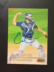 Tarjeta de autógrafo Topps Evan Gattis Stadium Club 2015 certificada #SCA EG - Imagen 1 de 7
