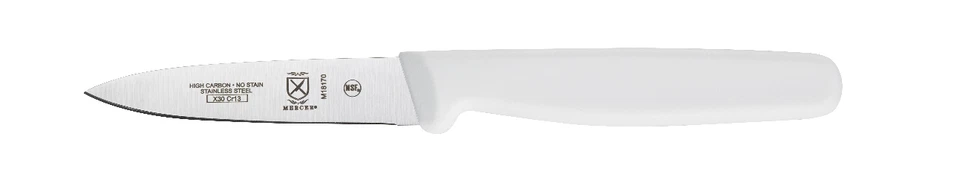Mercer Culinary M18170 Ultimate White 3.5" Paring Knife