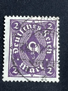 Briefmarken Deutsches Reich,2 Mark, 1922, - Bild 1 von 4