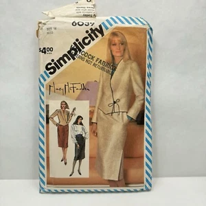 Simplicity 6039 Misses Jacke Bluse Rock Muster 16 Brustweite 38" Schnitt komplett - Bild 1 von 3
