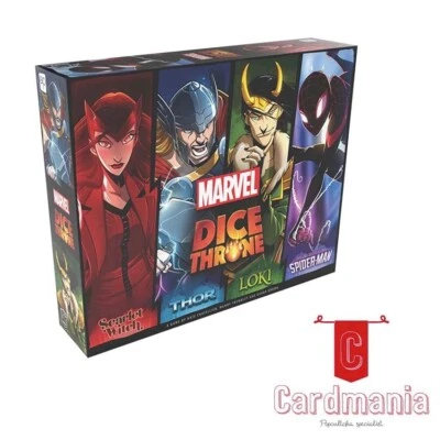 Marvel Dice Throne - Board Game 4-Hero Box | New - Image 1 of 2