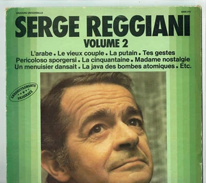 33T Serge REGGIANI Vinyl LP 12" L'ARABE -LA PUTAIN - TES GESTES - IMPACT Vol. 2 - Bild 1 von 4