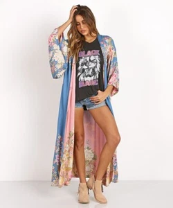Kimono reversible Spell and the Gypsy Blue Skies nuevo nunca usado - Imagen 1 de 3