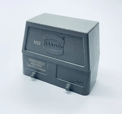 HARTING, AUTOMATIONDIRECT, SIEMENS, PHOENIX CONTACT HARTING 16B-HSE-M32 POWER CONNECTOR SIDE METAL HOOD 19300160527
