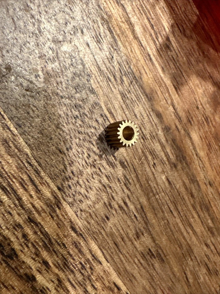 0.3m 18t 3mm shaft brass pinion for scx24 brushless surpass 2204 komodo - Image 1 of 1