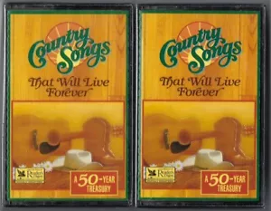 COUNTRY SONGS THAT WILL LIVE FOREVER Readers Digest CASSETTE TAPES 3 & 4 Sealed - Picture 1 of 3