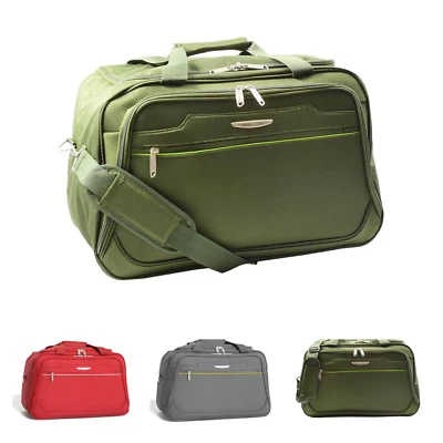 Borsone borsa a tracolla da viaggio cabina trolley bagaglio a mano valigia morbida - Immagine 1 di 3