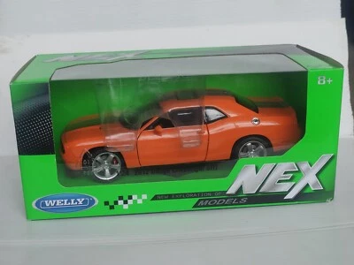 Dodge Challenger SRT 2012 Welly 1/24 Modellino Die Cast American Car - Immagine 1 di 4