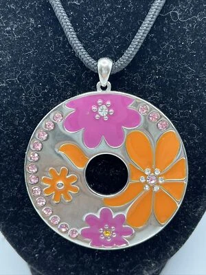 Collar Colgante Lia Sophia con Estrás Flower Power Moda Joyería Foto 1 de 4