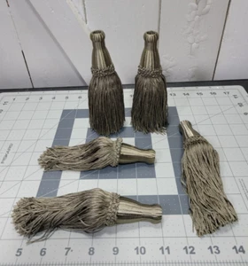 Decorative Tassels for Crafts, Home Decor, or Accessories -Green Olive - Lot 5 - Picture 1 of 5