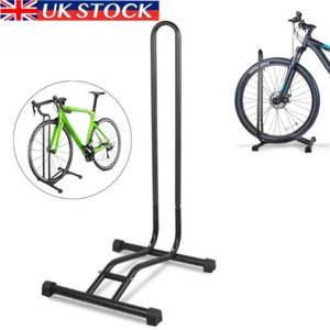 Bike Floor L Parking Stand Mountain Bicycle Display Rack Storage Vertical Holder - Picture 1 of 9