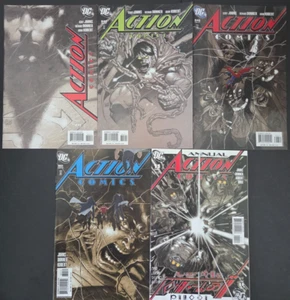 SUPERMAN ACTION COMICS LAST SON FULL SET OF 5 ISSUES ADAM KUBERT! 1ST PRINTS! - Picture 1 of 6