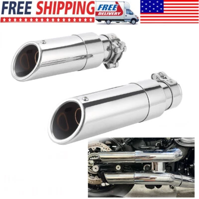 Tubos de escape Shorty GP de 2 piezas para Indian Scout Sixty Rogue Bobber 15-25 EE. UU. Foto 1 de 4