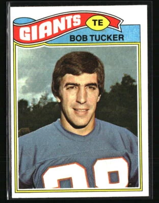 Bob Tucker 1977 Topps #124 Football Card - Image 1 of 2