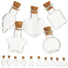  15 Pcs Hölzern Mini-Glasflasche Kleine Vorratsbehälter Heimzubehör
