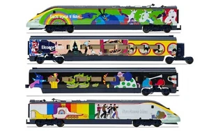 HORNBY TGV EUROSTAR LACKIERUNG BEATLES YELLOW SUBMARINE Set 4 Elemente - Bild 1 von 5